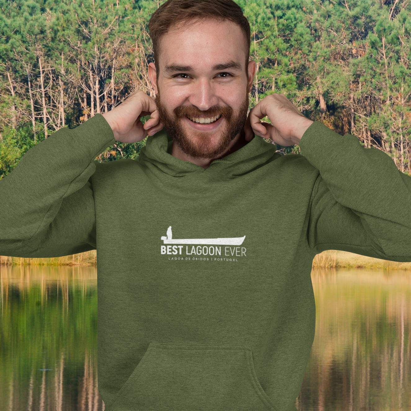 "Best Lagoon Ever" Hoodie – The spirit of the Óbidos Lagoon