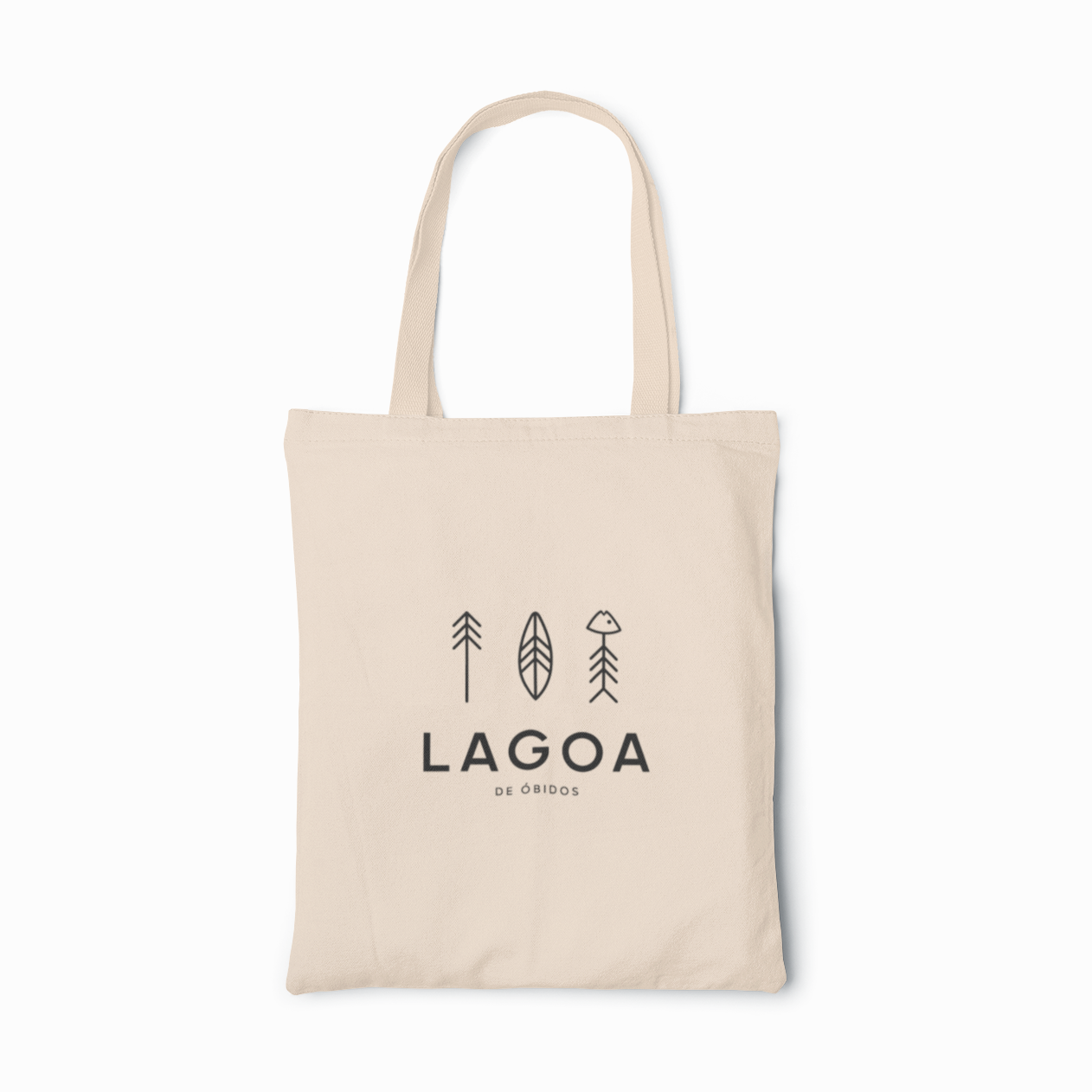 Three icons Tote bag (Pine Tree, Board and Fish)